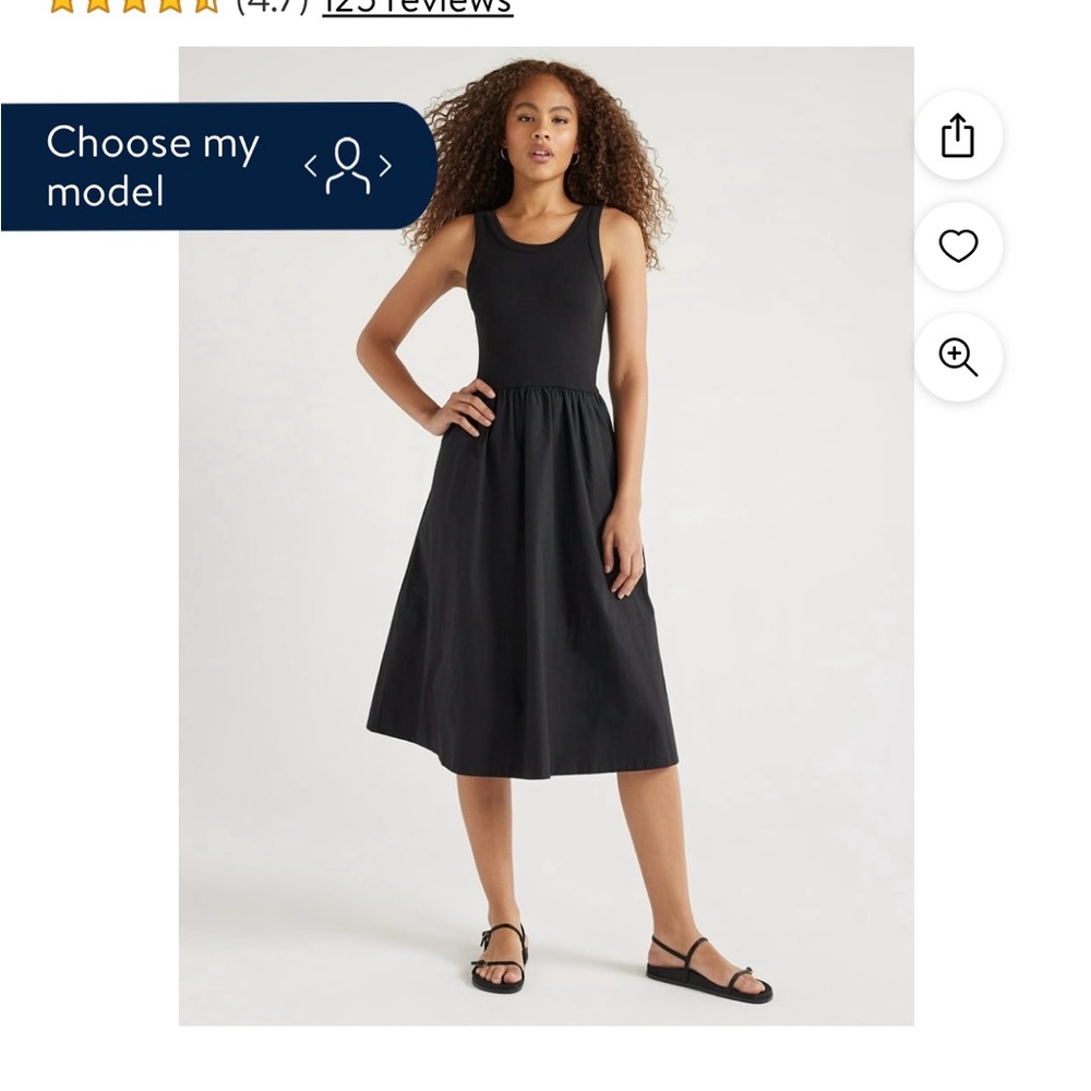 Free Assembly Black Large dress